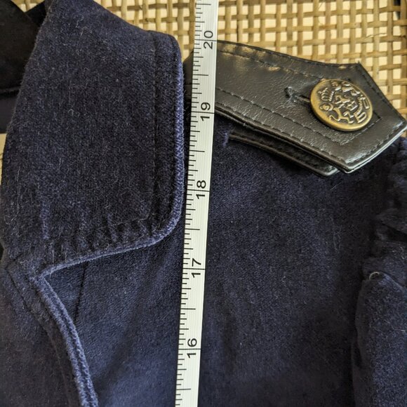 Vintage velour cropped military jacket, S - Picture 8 of 8